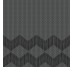 Декор (20.5x20.5) RETA47 zigzag half black - Tape з колекції Tape Mutina