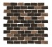 Мозаика (30x30) cel-012 Elements Mosaico Tessere 2,5*5Black Gold - Elements из коллекции Elements Self.