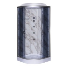 Гидробокс TKF100/1 Мрамор BG 100х100x215 низкий поддон ( А0048381 ) TKF