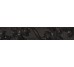Бордюр Fascia Foglia Black 7x39.4 Palace Gold Versace з колекції Palace Gold Versace