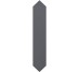 Плитка Crayon Black Matt 4.3x24.3 Gradient Wow з колекції Gradient Wow