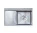 Мийка кухонна SIDER R 7850 з нержавіючої сталі 78*50*23 satin ( А0056976 ) Insana
