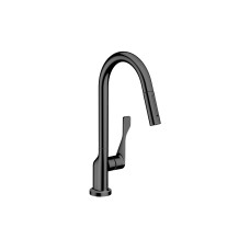 Змішувач Axor Citterio 250 2jet для кухні з витяжним виливом, Polished Black Chrome (39835330) Змішувач Axor Citterio 250 2jet для кухні з витяжним виливом, Polished Black Chrome (39835330)