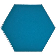 Плитка 12,4*10,7 Hexagon Electric Blue 23836