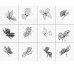 Декор (20x20) Madama Butterfly (set 12pcs) - (Bianco L.111) - Madama Butterfly з колекції Mad Bardelli