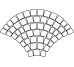 Мозаїка 74x111,5 Coda Pavone Naturale - Pietra di Cembra - NS41 з колекції Pietra di Cembra Refin