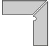 Плінтус (7.8x65) Zanquin derecho 1317 Roble - 1317 з колекції 1317 Porcelanite Dos