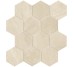 Мозаїка 35x37,5 Gentle Stone Ivory Esagona Mix T12 - Gentle Stone - GSTEM20 з колекції Gentle Stone Ascot