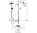 Душевая система Croma E Showerpipe 280 1jet EcoSmart с термостатом (27660000)