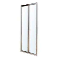 Двері bifold 90*195см, профіль хром, скло прозоре Душові двері