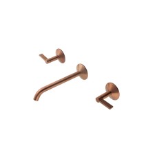 LIGNAGE, Змішувач для умивальника на 3 отвори, настінний, brushed copper (100379601) LIGNAGE Сантехніка NOKEN — сторінка 2