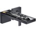 Змішувач Axor MyEdition 221 для умивальника зі стіни на 2 отвори без накладки, Brushed Black Chrome 47062340