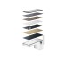 Змішувач Axor MyEdition 221 для умивальника зі стіни на 2 отвори без накладки, Brushed Black Chrome 47062340