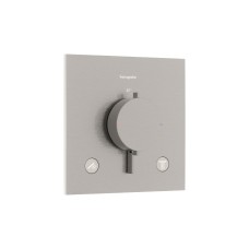 Термостат прихованого монтажу Ecostat Comfort E на 2 функції Stainless Steel Optic (33711800) Термостат прихованого монтажу Ecostat Comfort E на 2 функції Stainless Steel Optic (33711800)