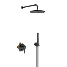 Комплект для душа 7in1 "Встроенные решения", черный мат KLUDI BOZZ