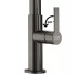 Змішувач Franke Maris Slim J Clear Water 120.0736.603 PVD антрацит Вітрина 