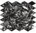Мозаїка Net Glam Black Lev 31x35 Majestic Piemme Valentino з колекції Majestic Piemme Valentino