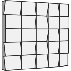Мозаїка (34.5x34.5) SU0734M Nero Mos. Mix3D - Spatula з колекції Spatula