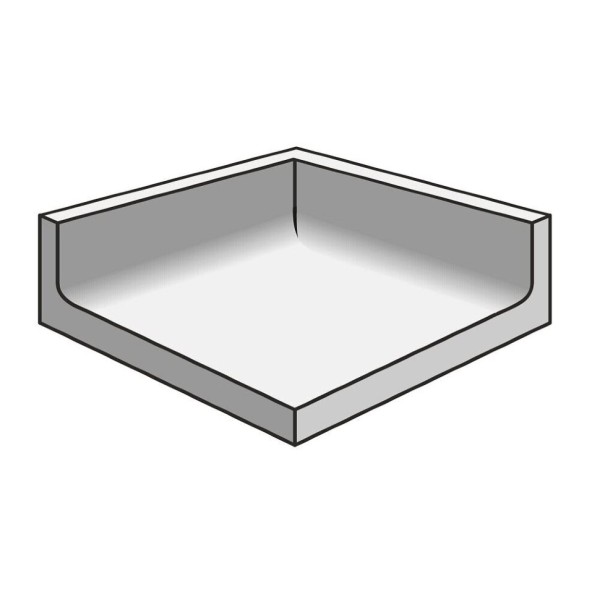 L-елемент (10x10) 1042357 Battistr. Ang.5Rapola - Marble Style з колекції Marble Style Serenissima