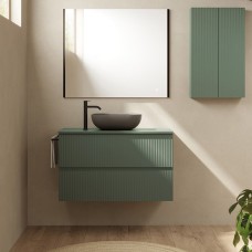 131769+131452 Тумба VORA 80 2 ящ, зі стільницею, MINERAL GREEN (1 сорт) 131769+131452 Тумба VORA 80 2 ящ, зі стільницею, MINERAL GREEN (1 сорт)