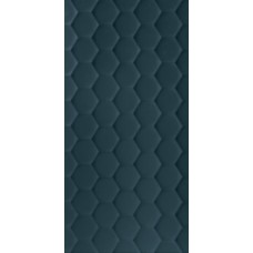 (40x80) D733 4D.HEXAGON DEEP BLU MATT - 4D з колекції 4D 4D Керамічна плитка Marca Corona