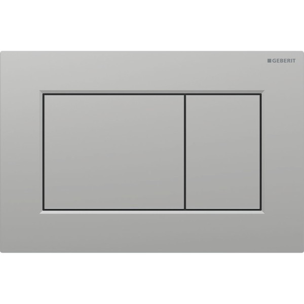 SIGMA01 SQUARE смывная клавиша для двойного смыва, матовый хром, легко чистится