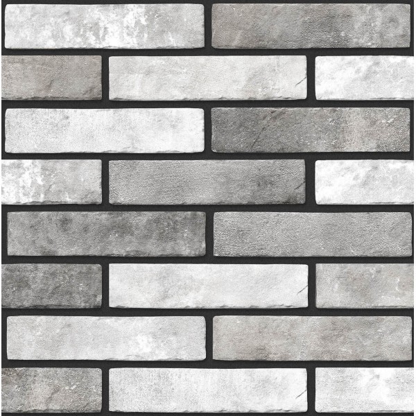 Плитка стінова KB2010 Klinker Brick Сірий Slim 60x205x6 Golden Tile Golden Tile