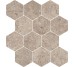 Мозаїка Lst Esagona Circle Taupe - 30x34 LST557N Landstone з колекції Landstone NovaBell