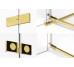 Душова кабіна прям. AVEXA GOLD SHINE 100x90x200 R скло clear ACTIVE SHIELD 6мм