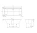 SQUARO EDGE 12 Ванна гідромасажна 1900x900 з ніжками + AP + water inlet, Quaryl (UAP190SQE2B1V01)