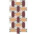 Декор D-2 Sheet 22.4x44.7 Dubai Top Cer з колекції Dubai TopCer