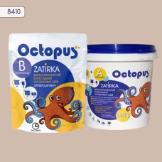 Двокомпонентна епоксидна затирка фуга для плитки і мозаїки ТМ "OCTOPUS", колір травертин 1,25 кг. Octopus