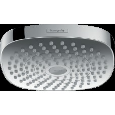 Верхній душ Croma Select E 180 2jet Showerpipe, EcoSmart: 9 л/хв білий хромований (26528400)