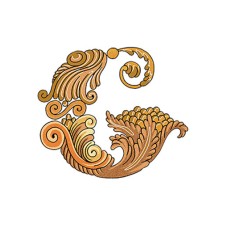 Декор 14,5x19,4 Lettera Bianca G - Alphabet - 489460 з колекції Alphabet Alphabet Керамічна плитка Versace — сторінка 3