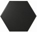 Плитка 10,7*12,4 Scale Hexagon Black Matt