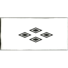Декор (6.5x13) cna-029 Quadri White - Natura з колекції Natura Natura Керамічна плитка Self