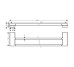 Тримач рушників HANSGROHE ADDSTORIS 41743670, чорний