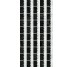 Плитка Comb Black White - 18.6x18.6 4101201 Dandy з колекції Dandy 41ZERO42