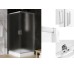 Душова кабіна квадратна SUVIA 2D R55 90x90х190 скло satin ACTIVE SHIELD 5мм, захисне покриття