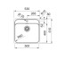 Мийка Комплект 127.0763.946 SRX 210-50 TL нержавіюча сталь + SLIM 50 