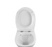 Унитаз подвесной безободковый Kroner Oker WHI533536 RIMLESS с сиденьем (KO533536WHIR) Kroner