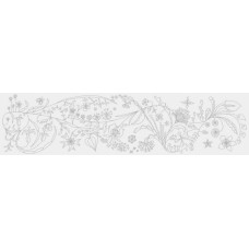 Декор (10x40) Primavera Platinum Bianco Extra - Primavera з колекції Primavera Декор (10x40) Primavera Platinum Bianco Extra - Primavera з колекції Primavera