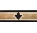 Бордюр Cenefa 1 Dark 12.8x38.8 Damore Ceracasa з колекції Damore Ceracasa