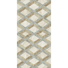 Tarsia Lozenge Avorio LUX 3D 60x120 з колекції Tarsia Versace Ceramics — керамика модного дома с 1997 года