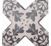 Декор Cross Decoro Stencil Navy 13.25x13.25 Becolors Cevica з колекції Becolors Cevica