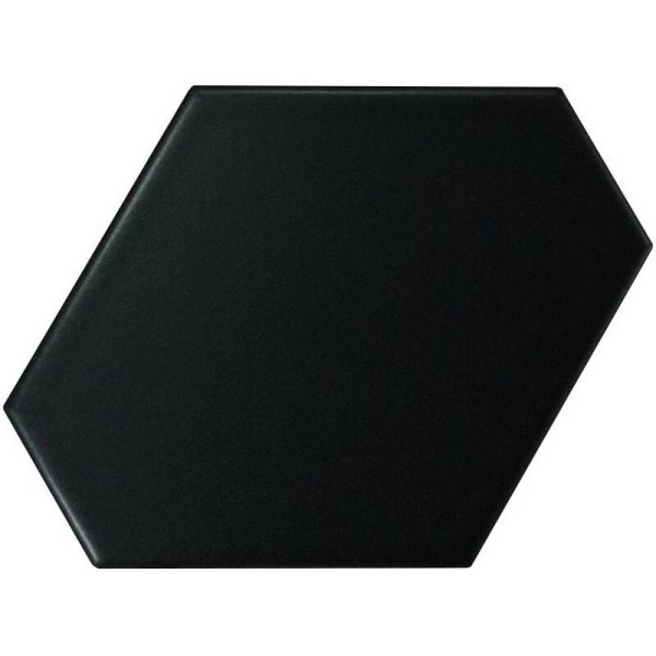 Плитка (10.8x12.4) 23832 Benzene black matt Eq-10S - Scale з колекції Scale Equipe