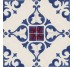 Декор (10х10) 8330 JOL.BLANC BLEU TRAMA C/4 - Jolie з колекції Jolie Marca Corona