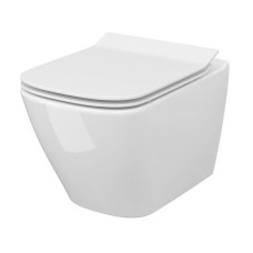Унітаз підвісний City CleanOn з кришкою Slim дюропласт soft close SZCZ1002353121 Унітаз підвісний City CleanOn з кришкою Slim дюропласт soft close SZCZ1002353121