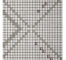 Мозаїка 1.2x1.2 Metrica Incroci Set 01 Div 07 Mtl 13 Chip - Metrica - INCR001 з колекції Metrica Appiani