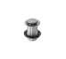 ROUND INOX, Донний клапан без переливу, brushed stainless steel (100286962)